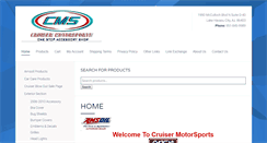 Desktop Screenshot of cruisermotorsports.com